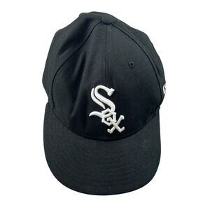 New Era Chicago White Sox 59FIFTY Cap Men 7 1/8 Black MLB Authentic Baseball